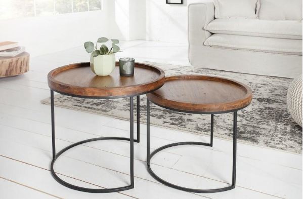 stoliki kawowe z drewna